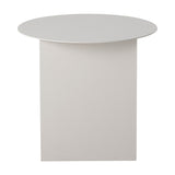 Cher Round Iron Side Table - Grey