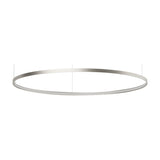 Zero Round Aluminium Ring LED Pendant Light 122cm Without Canopy