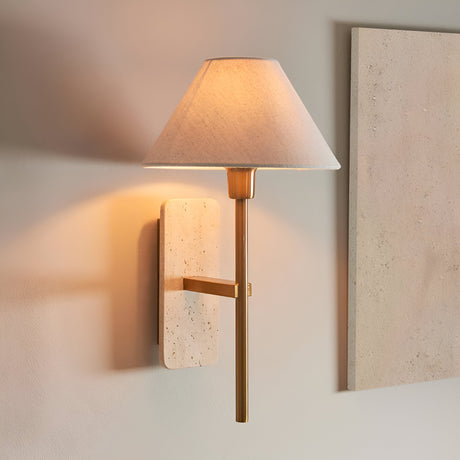 Bramble Wall Light - Brass & Natural