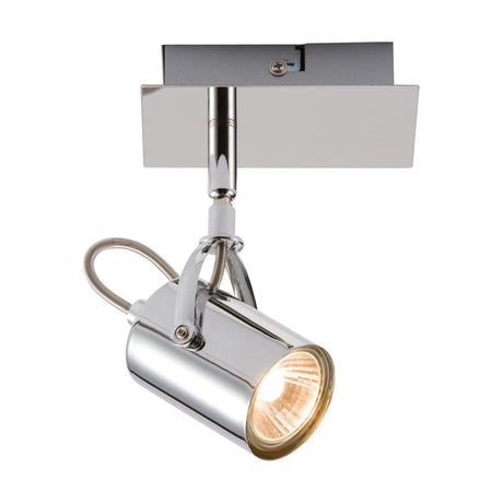 230V GU10 Single Chrome Spotlight