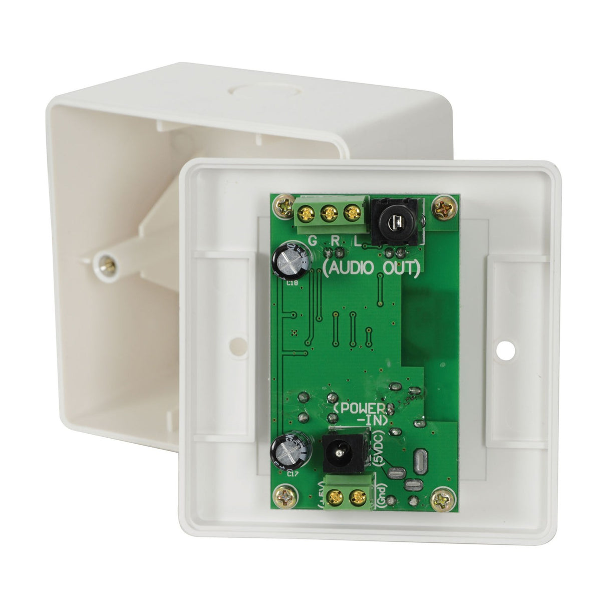 AV:Link Bluetooth 5.0 Receiver Wallplate and Backbox