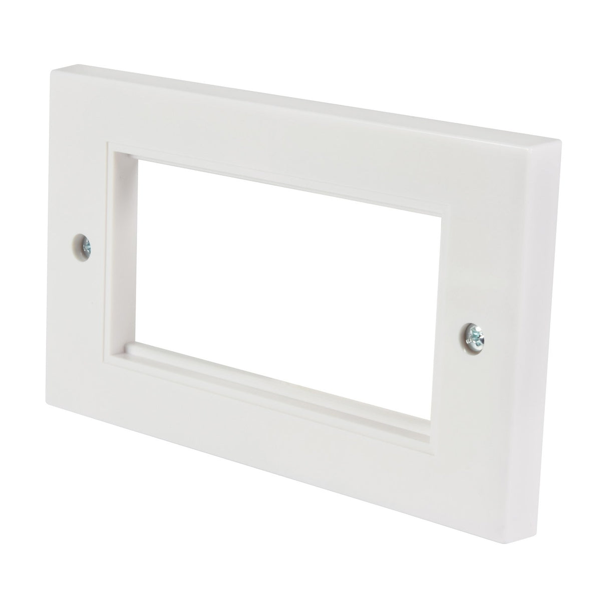 AV:Link Double Gang Wall Plate Frame for 4 Modules
