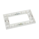 AV:Link Double Gang Wall Plate Frame for 4 Modules