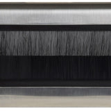 AV:Link Steel Brush Wallplate Double Gang Faceplate