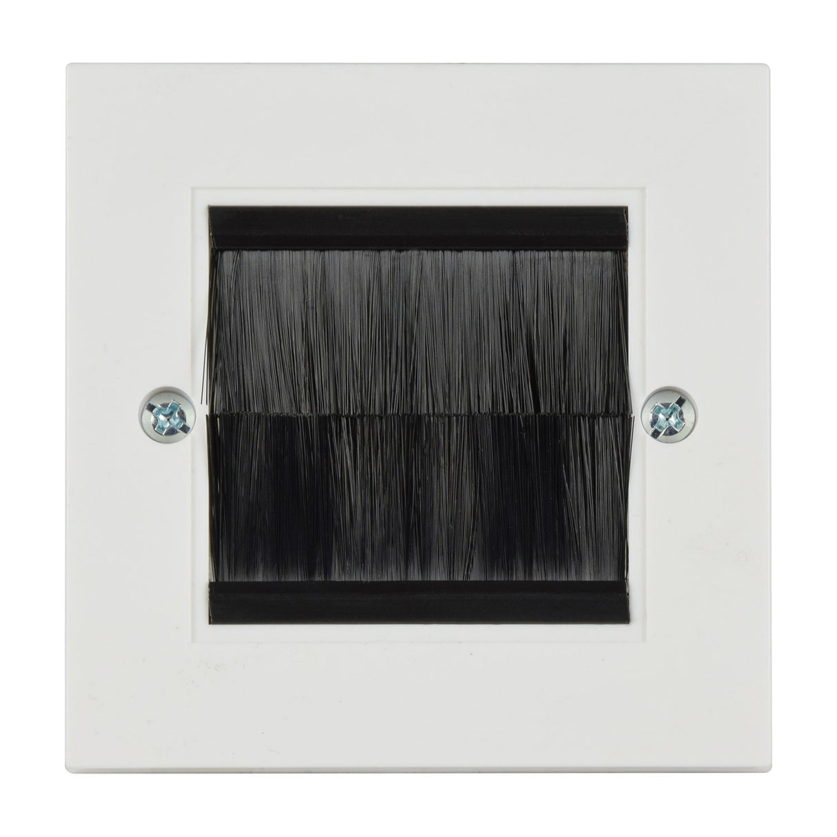 AV:Link Single Gang Plastic Brush Wallplate