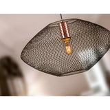Melany 1 Light Pendant - Black/Copper