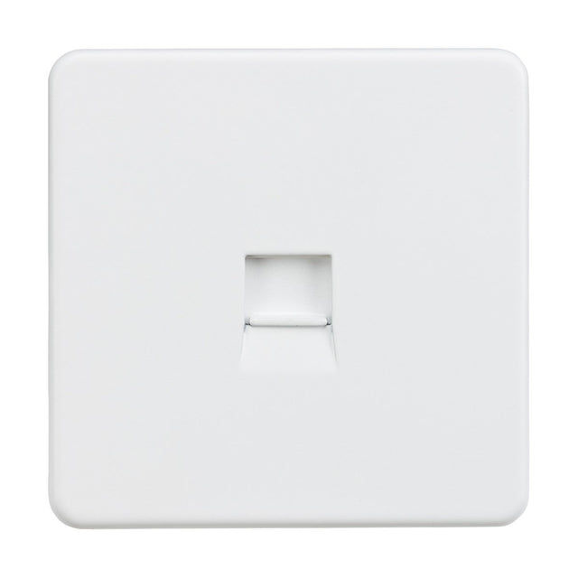 Telephone Extension Socket - Matt White