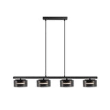 I3 - Olaia 4 Light Island Suspension - Matte Black