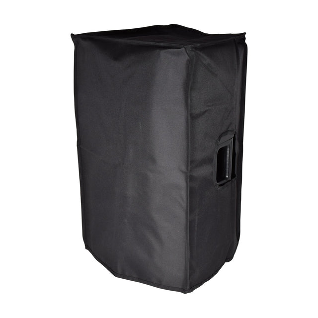 Citronic CASA-12 water-resistant slip cover by AVSL in black 600 denier Oxford fabric, shown on a plain white background with side handle access hole.