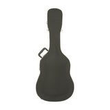 Chord TWC-1B hard western guitar case in black tweed style finish with vinyl trim, carry handle and metal securing catches, shown on a white background.
