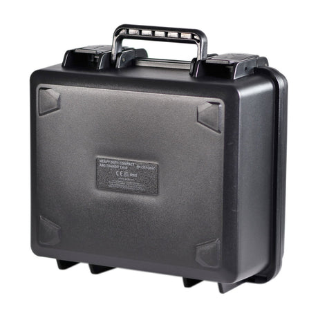 Citronic HDC295 heavy duty compact ABS transit case in matte black with moulded carry handle and twin hinged latches, shown on a white background.