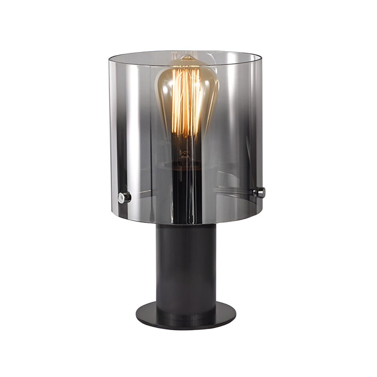 Venize Table Lamp - Smoked Black Smoke