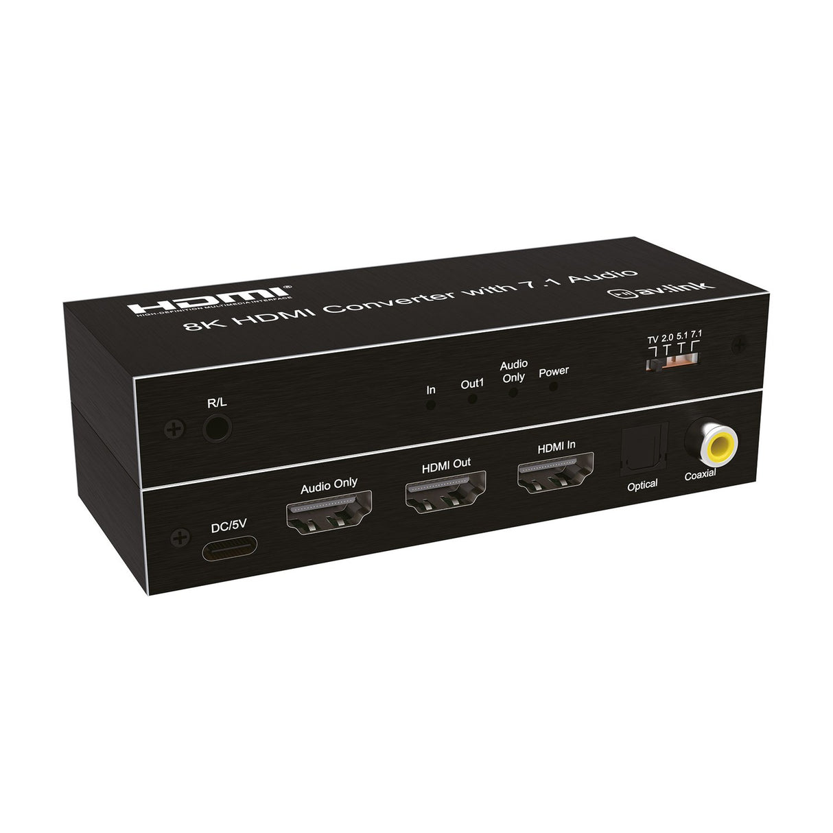 AV:Link 8K HDMI Audio Extractor with VRR & HDR10