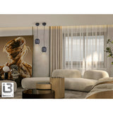 Nimes 1 Light Pendant - Matte Black