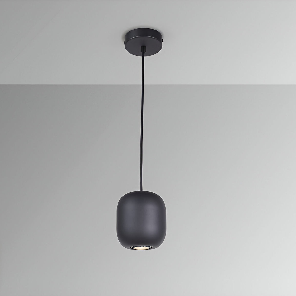 Nimes 1 Light Pendant - Matte Black