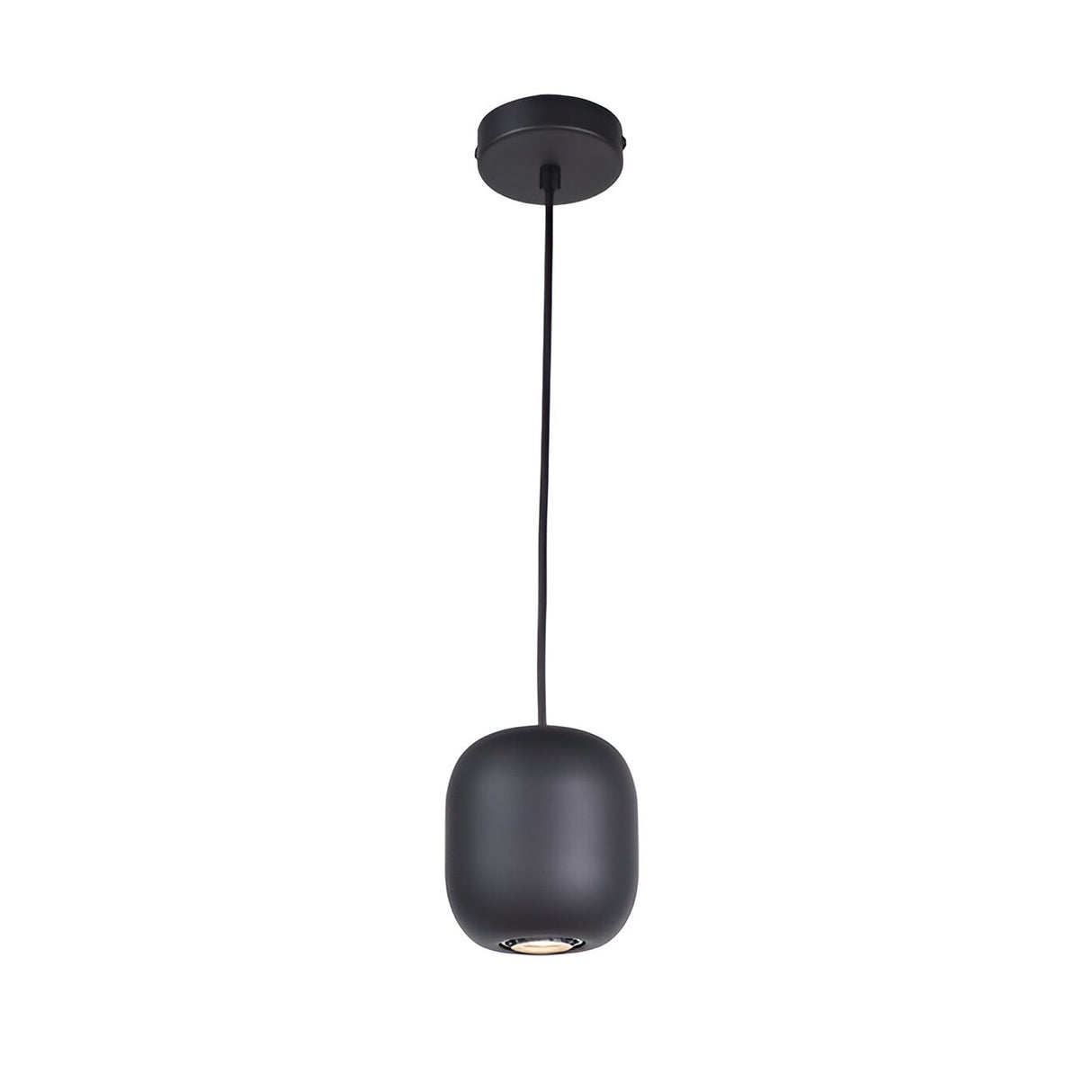 Nimes 1 Light Pendant - Matte Black