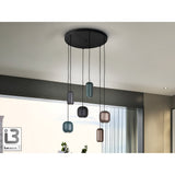 I3 - Nimes 6 Light Cluster Pendant - Multicoloured