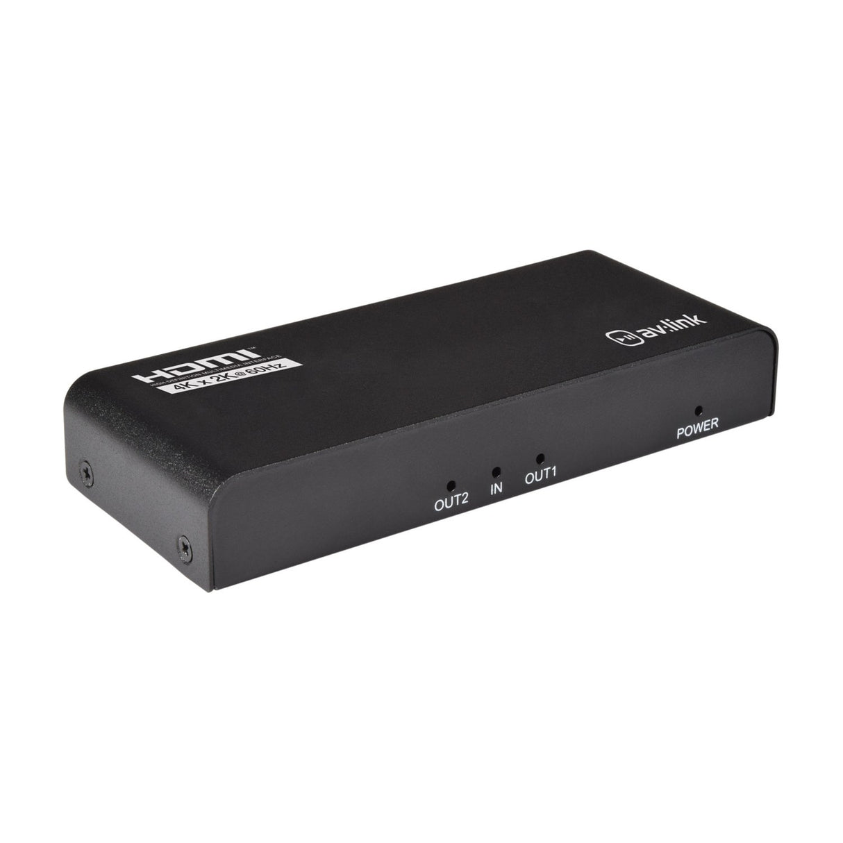 AV:Link HDMI 2.0 4K Splitter 1 Input 2 Outputs
