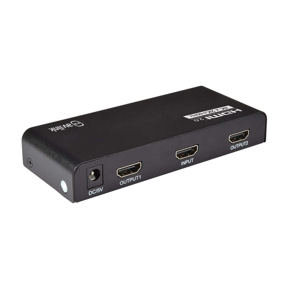 AV:Link HDMI 2.0 4K Splitter 1 Input 2 Outputs