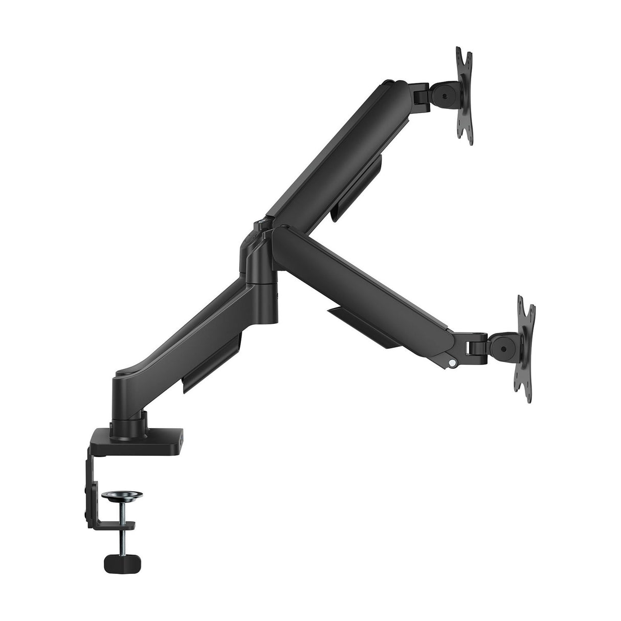AV:Link Full Motion Dual Gas Spring Monitor Arm with USB Hub