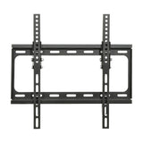 AV:Link ST401 tilting TV wall bracket in black steel with vertical mounting arms and slotted wall plate, shown on a plain white background.