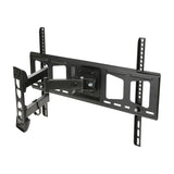 AV:Link USC601 full motion double arm TV wall bracket in black steel with extended articulating arm and VESA mounting plate on a white background.