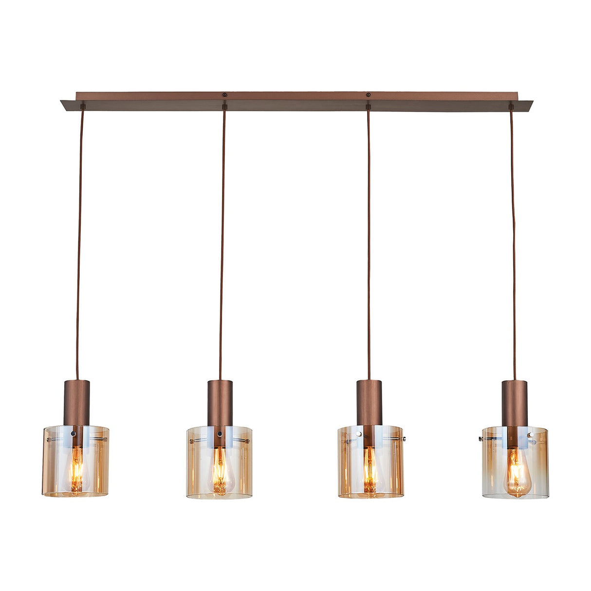 Venize 4 Light Bar Pendant - Copper
