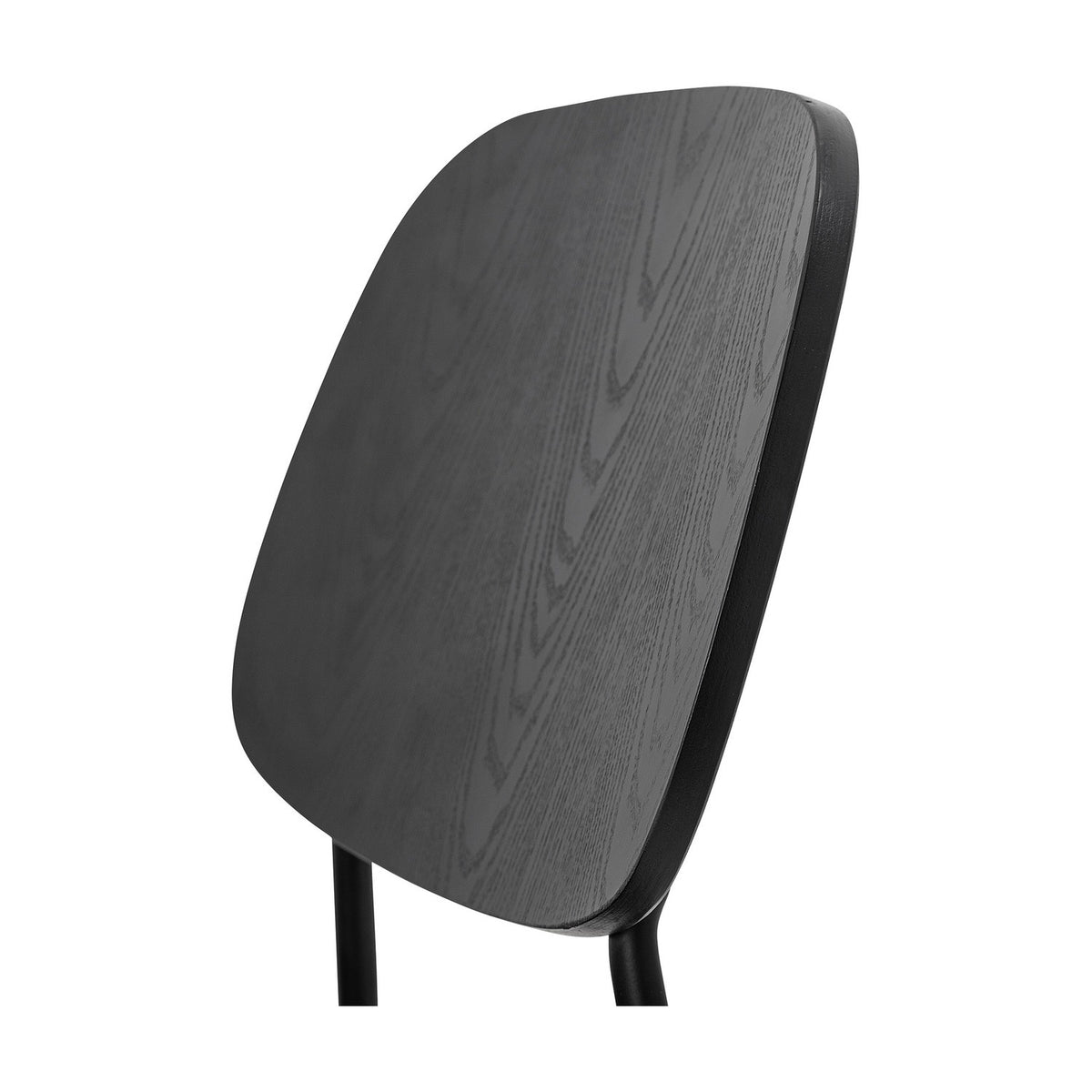 Monza Wooden Dining Chair - Black