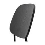 Monza Wooden Dining Chair - Black