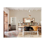 Dome 60/01 Wood LED Pendant Light - Matt White & Natural Wood