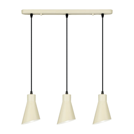 Bera 3 Light Bar Pendant - Cream