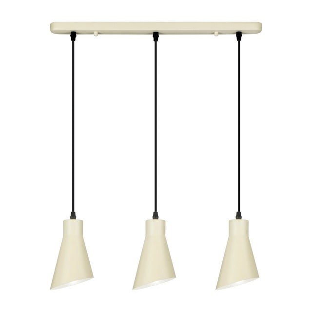 Bera 3 Light Bar Pendant - Cream