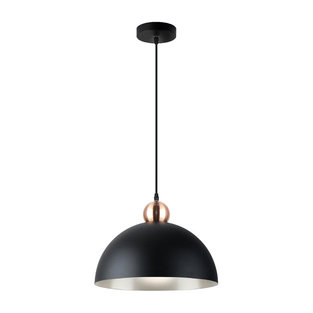 Polo Pendant Light - Black and Copper
