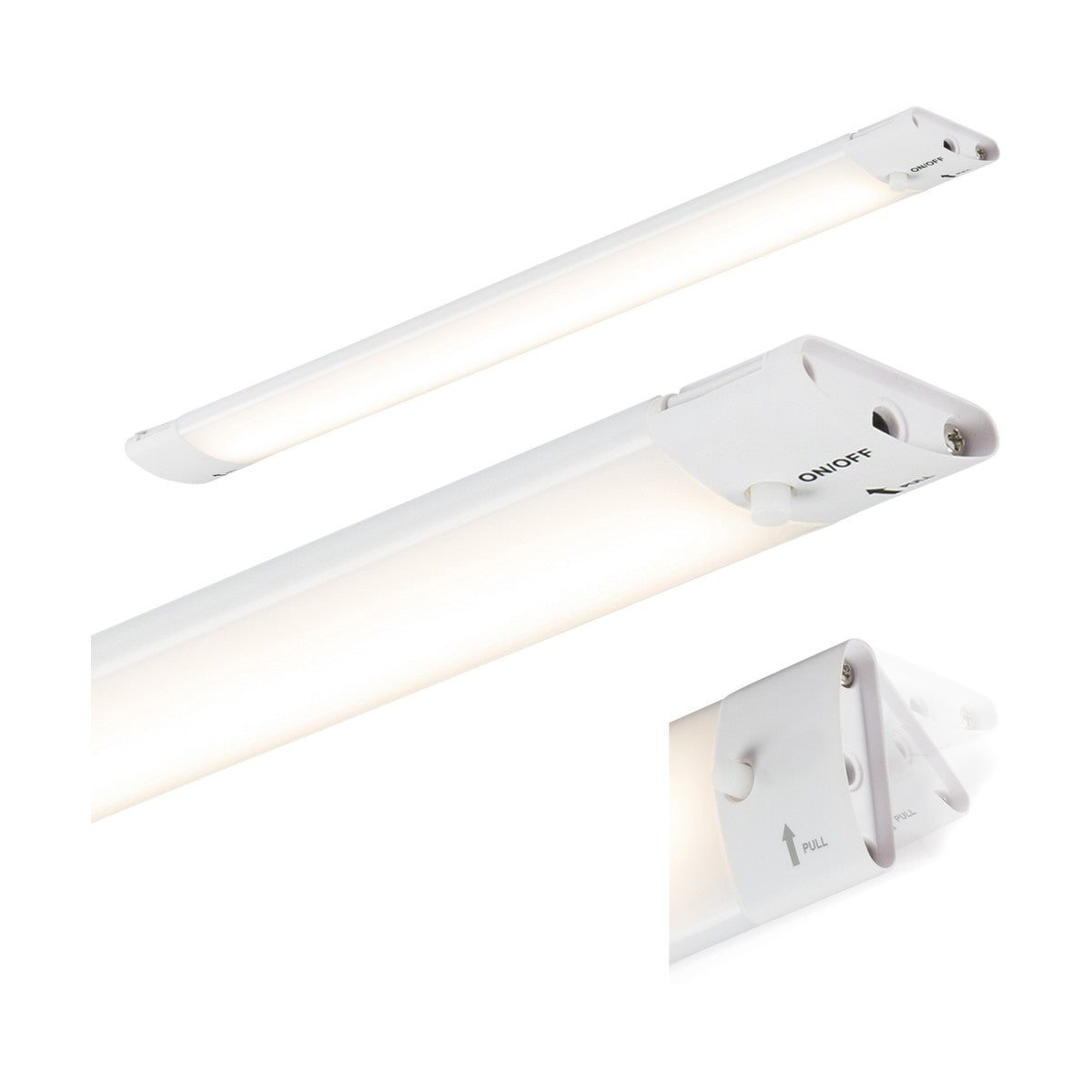 24V 12W LED Linkable Under Cabinet Light 3000K  1005mm