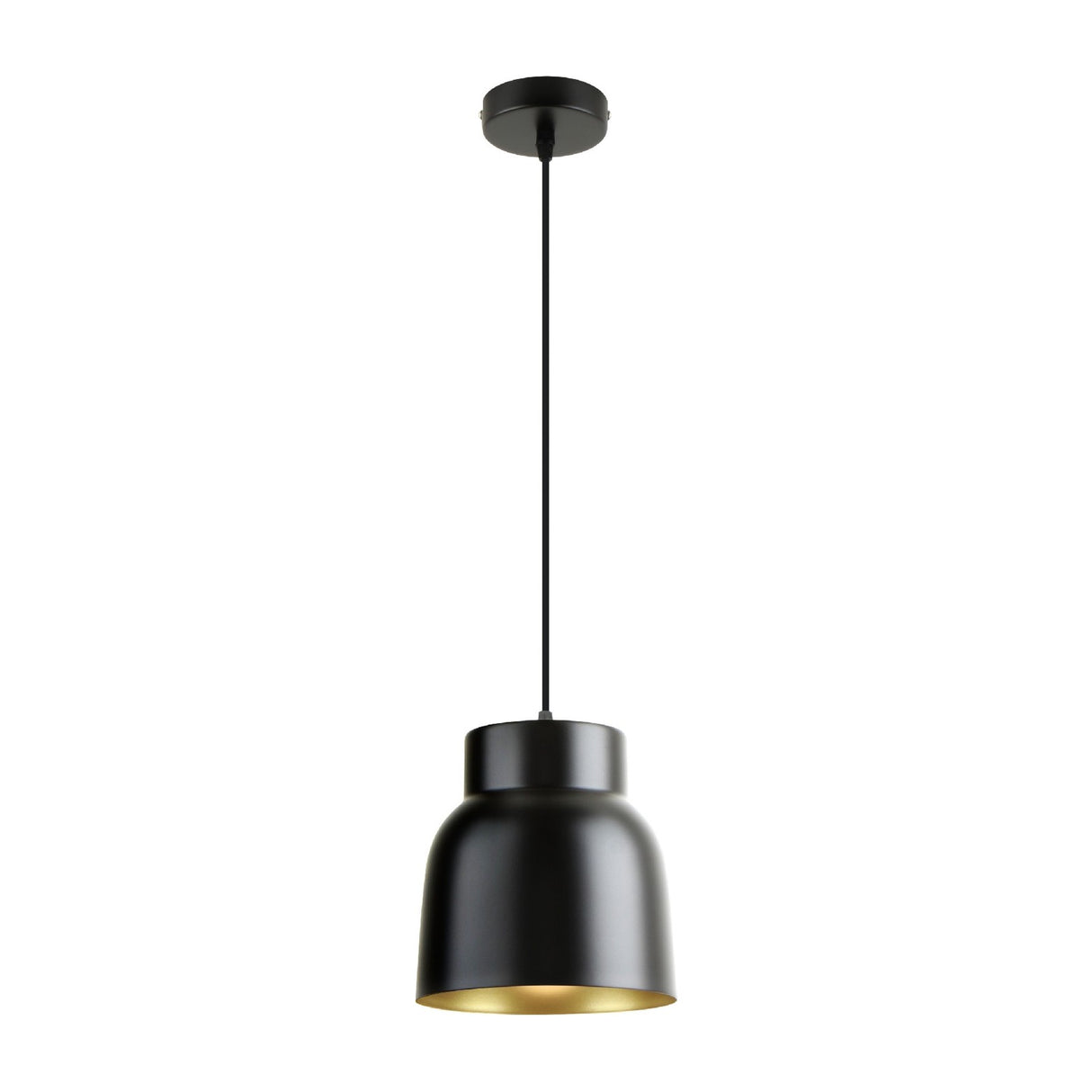 Vulcano Pendant Light - Black and Gold