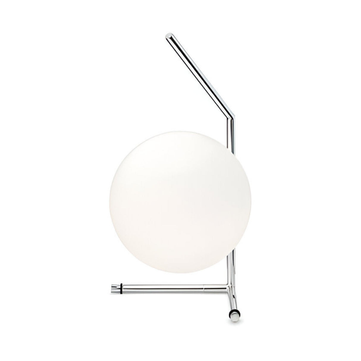 Vetra 1 Light Opal Glass Table Lamp - Grey