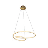 Tube LED Suspension Light 47W 3000K - Gold