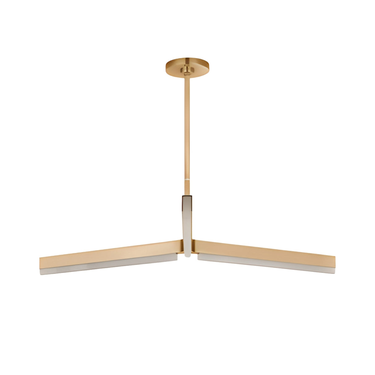 Elvaris LED Radial Alabaster Chandelier – Brushed Brass & Soft White