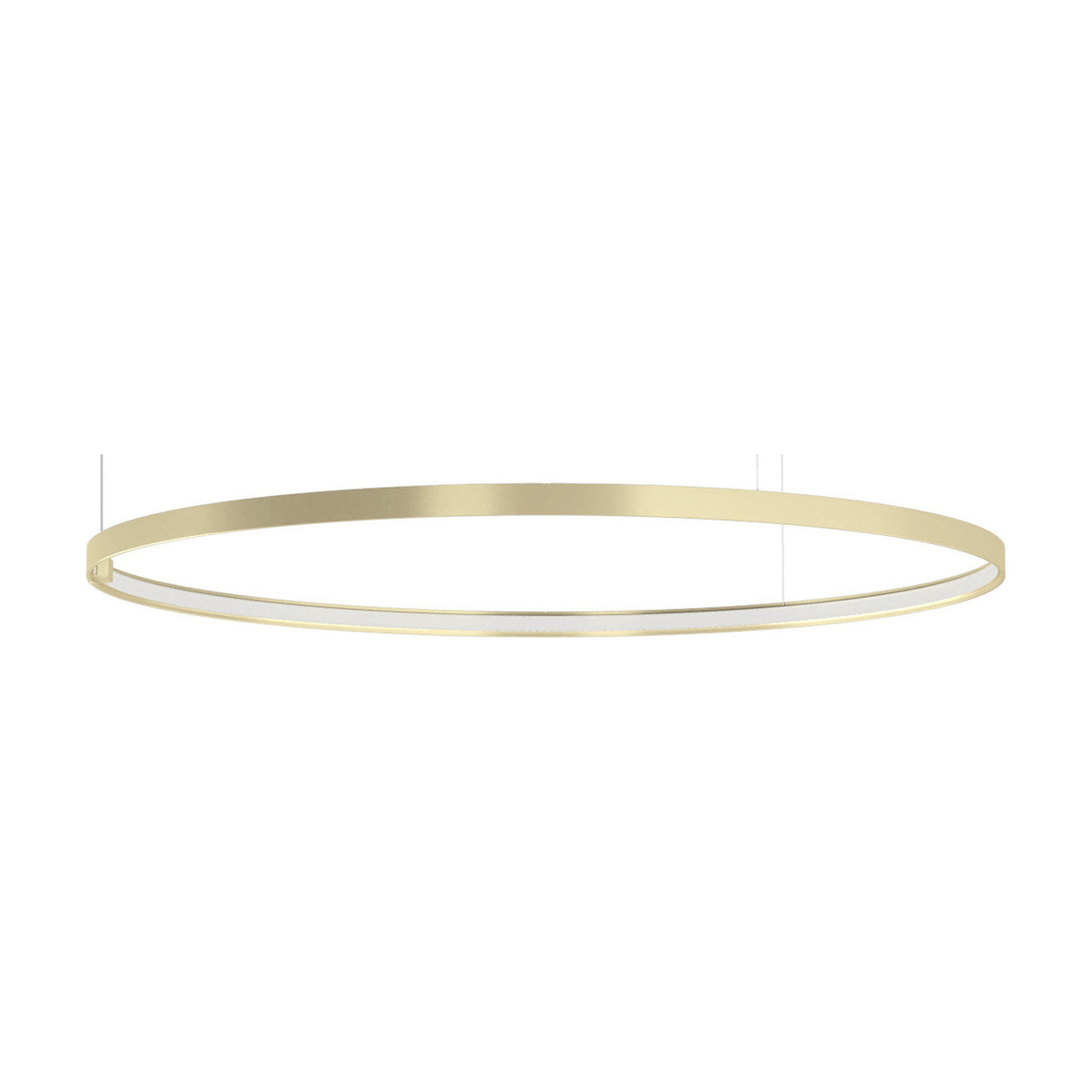 Zero Round Smart Aluminium Ring LED Pendant Light 98cm
