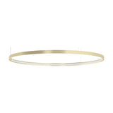 Zero Round Smart Aluminium Ring LED Pendant Light 98cm