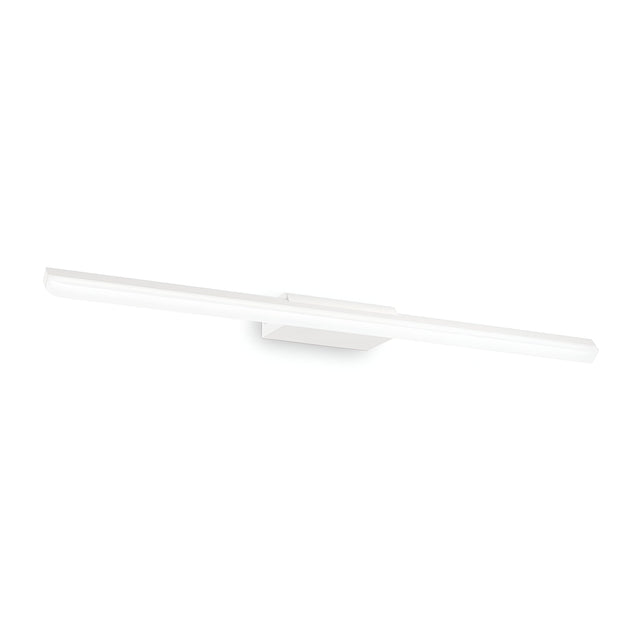 Introducing the Luxix LED Bathroom Mirror Light, an elegant and modern 17W fixture in white with a sleek, 62cm design. Mounted horizontally on a white background, it offers energy-efficient illumination at 3000K, effortlessly combining style with functionality for any minimalist space.