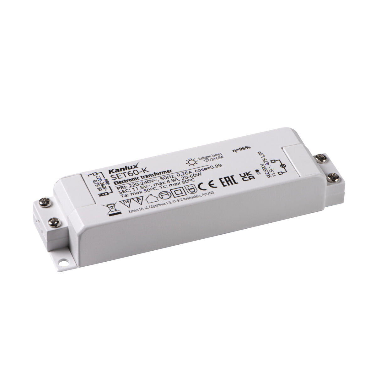 20W LED Driver Power Supply IP20 35mm