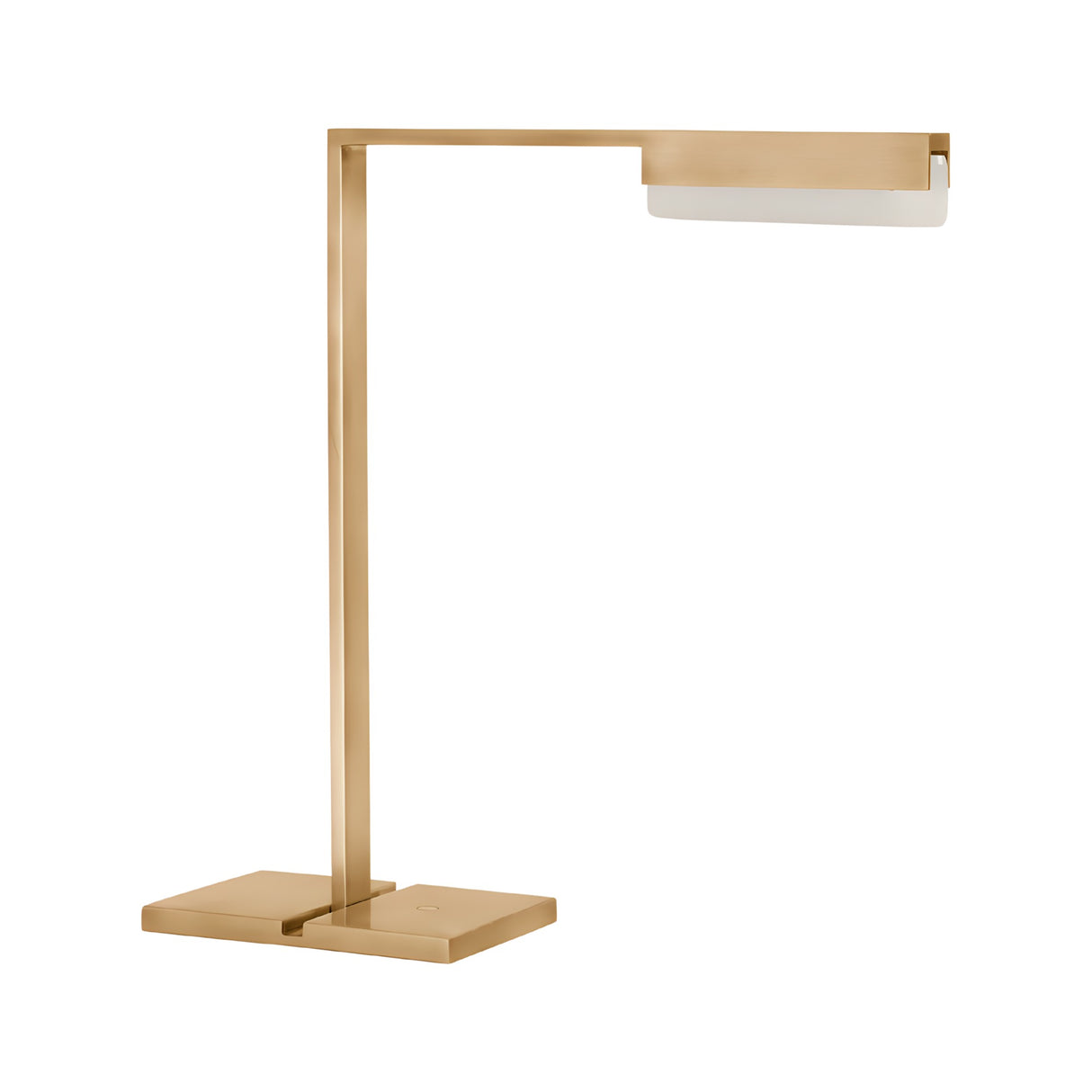 Solin LED Alabaster Table Lamp – Brushed Brass