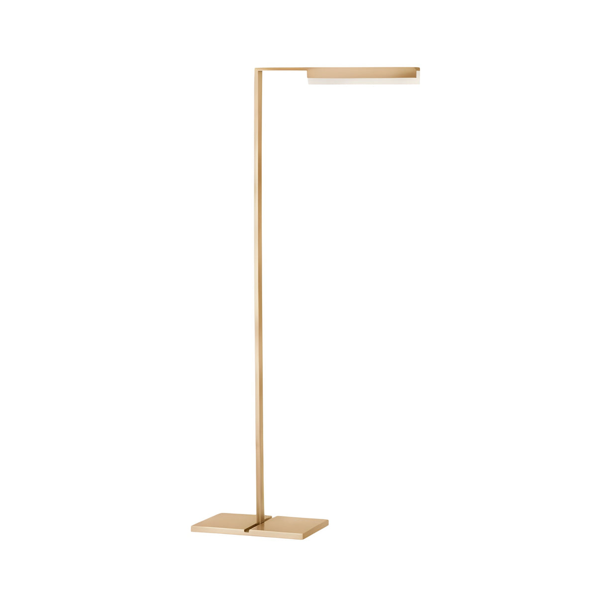 Solin LED Alabaster Floor Lamp – Brushed Brass