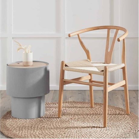 Quinn Beech & Paper Rope Dining Chair
