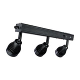 Citronic PinBatt Bar battery LED pinspot bar by AVSL with three adjustable warm white heads and power controls, shown on a plain white background.