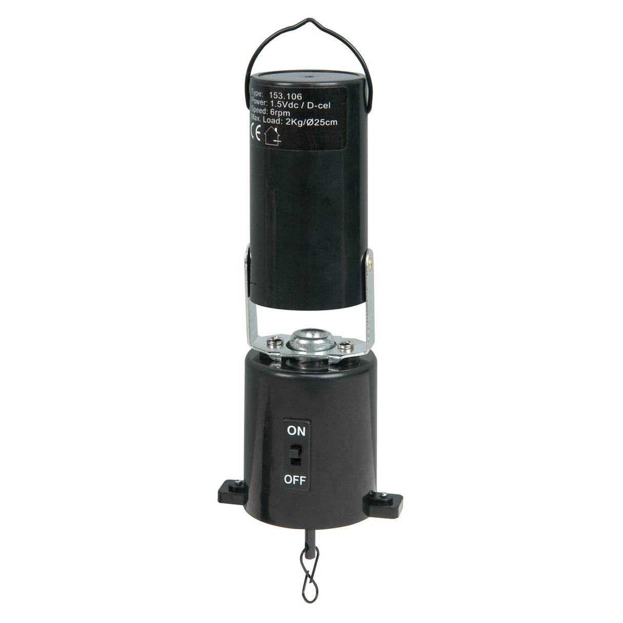 QTX Battery Powered Disco Ball Motor