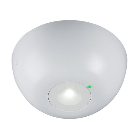 The 3W LED Surface Emergency Downlight, featuring a dome-shaped design with a circular lens in the center and a small green indicator light on the side, is perfect for both commercial and residential applications. Designed for easy surface mounting, it ensures seamless integration into any setting.