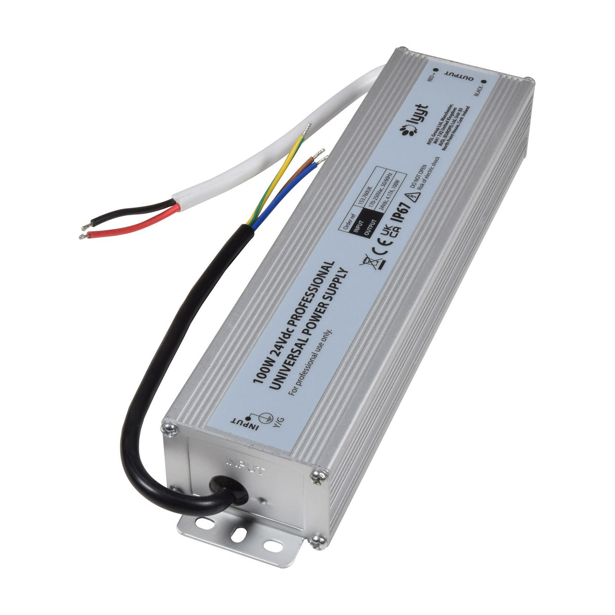 LYYT PS100-24 IP67 24Vdc 100W Power Supply
