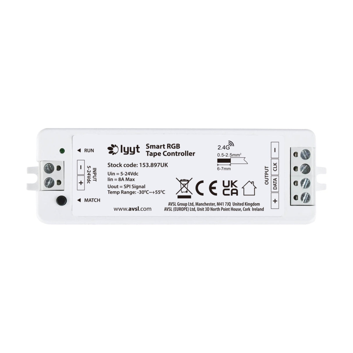 LYYT Smart RGB Tape Controller with Remote